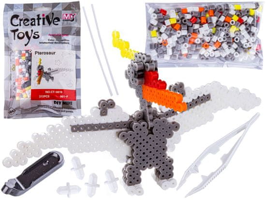 shumee Likalne perle 3D različica, PTERODAKTIL, DINOZAVER, Torbica, Likalna torba