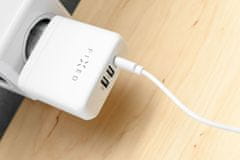 Ewent FIXED FIXC60-C2U-WH USB-C + 2xUSB PD support 60W White, hišni polnilec