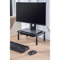 Powerton WPEMS1 20 kg črn, stojalo za monitor