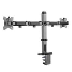 ACT AC8336 Office 17"-32" srebrna roka za 2 monitorja