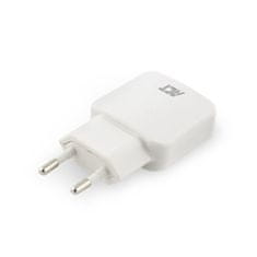 ACT AC2115 USB polnilec 2-izhoda 2.4A 12W Smart IC bel