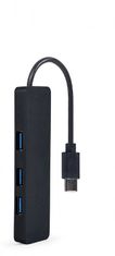 Gembird UHB-CM-U3P4-01 USB C - USB A 4 vrata 3.1 HUB črn