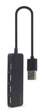 Gembird UHB-U2P4-06 4 vrata USB A 2.0 HUB črn