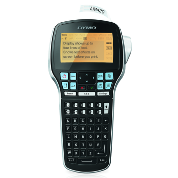 Dymo DYMO LabelManager 420P ABC tipkovnica - D1 etikete do 19 mm (S0915480), tiskalnik etiket + torbica
