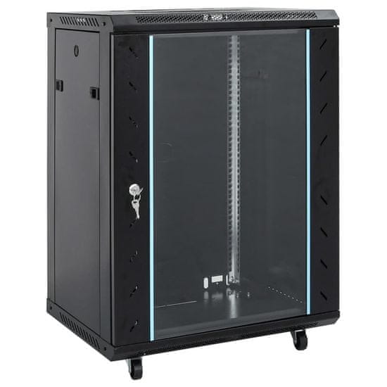 Vidaxl Omrežna omarica 15U z nogami 19 IP20 53x40x80 cm