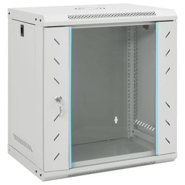 Vidaxl vidaXL Stenska strežniška omara 12U, 19", IP20, 53x40x60 cm