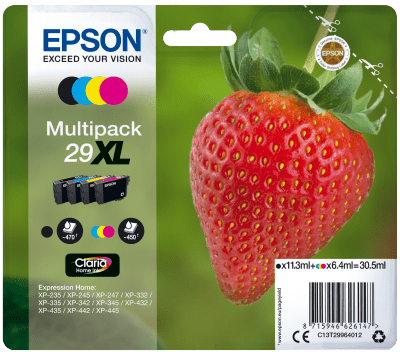 Epson večpaketno pakiranje črnila 29XL Claria Home s 4 barvami