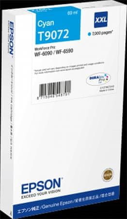 Epson kartuša T9072 cyan XXL (WF-6xxx)