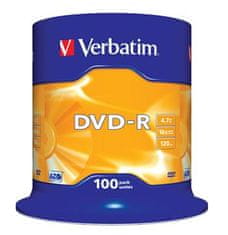 Verbatim DVD-R AZO 4,7GB, 16x, vreteno 100 kosov