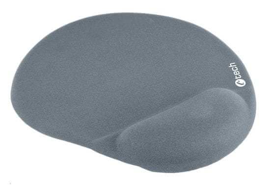 C-Tech gelska podloga za miško MPG-03, siva, 240x220mm
