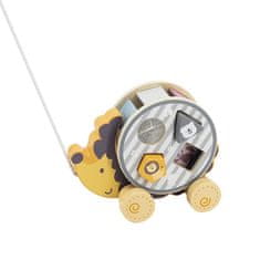 Viga Ježek lesena igra za vlečenje in vstavljanje