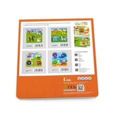 Viga Lesena sestavljanka z žuželkami