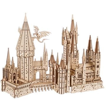 UGEARS 3D sestavljanka Harry Potter: Hogwarts 340 kosov