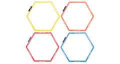 Merco Multipack 4pcs Agility Hex Hexagon rumena