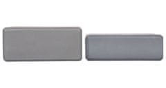 Merco Multipack 5pcs Yoga Block Yoga Cube siva, 10 cm
