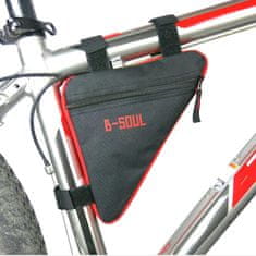 B-SOUL Večpredstavnostni paket 2 kosa Trikotnik 1.0 vrečke za okvir črno-rdeče barve