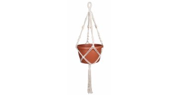 Merco Multipack 3pcs Flower Net 90 lonec obešalnik, bela