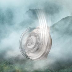 Netscroll Mini prenosni ventilator, tiho in močno delovanje, tri stopnje moči, 360-stopinjsko vrtenje, priročen zatič za namestitev, idealno za pisarno, avto, potovanja, USB polnjenje, FanClip