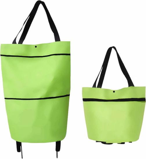 HOME & MARKER® Nakupovalna torba, Nakupovalna torba na kolesih, Zložljiva torba | FOLDNCARRY