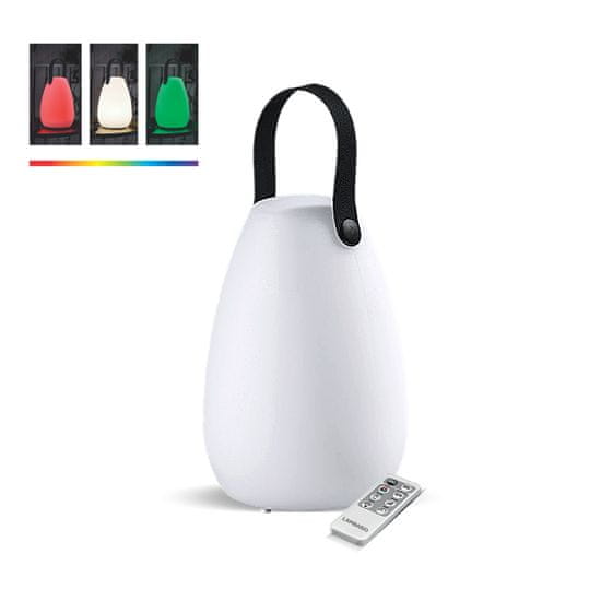 LAMBARIO LED With Remote Rechargeable RGB+Warm White 200LM Wuscable IP44 Battery Desk Lamp