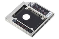 Digitus Namestitveni okvir DA-71108 SSD/HDD za pogon CD/DVD/Blu-ray SATA v SATA3 višina namestitve 9,5 mm