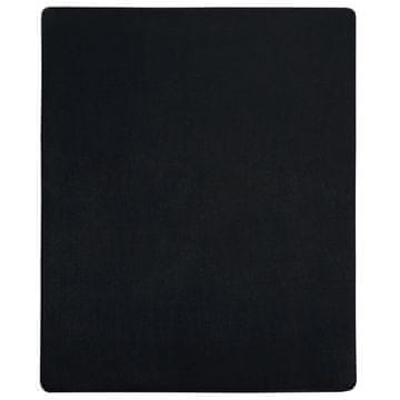 Vidaxl Napenjalna rjuha črna 140x200 cm bombaž
