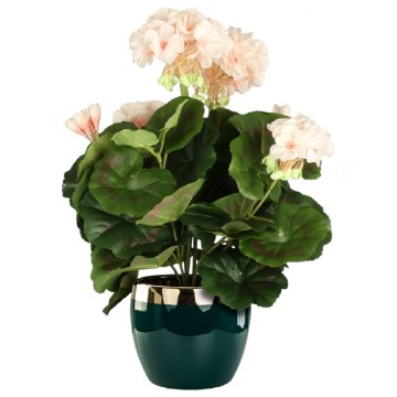 botle Cvetlični lonec Zelena steklenica Glamour Ovalne oblike 14 x 12,5 cm