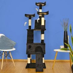 Praskalniki.si Mačje drevo TOPCAT – Črno