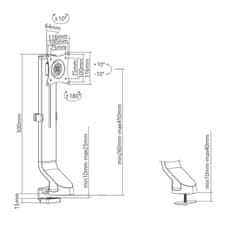 Maclean Namizni nosilec Maclean, univerzalni, 17"-32", 8 kg, MC-853