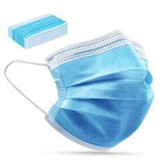 ProMedix CE EN 14683:2019 medicinske maske - komplet - modra 10 kosov Promedix PR-280 BFE 98%