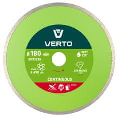 Verto Diamantni disk 180 x 22,2 mm, poln