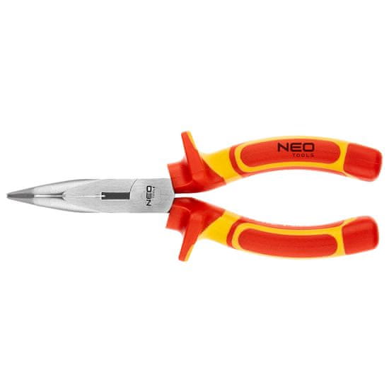 NEO Klešče ukrivljene 180 mm 1000V, CrV, polirane