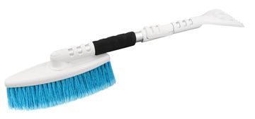 AMIO Szczotka zmiotka skrobaczka do szyb śniegu lodu PREMIUM M1 ABS teleskopowa 660-890 mm