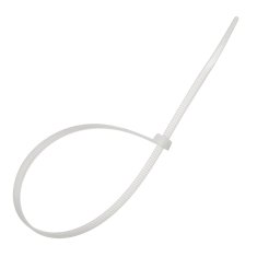 Maclean Maclean kabelske vezalke, 3,6x250 mm, odporne na UV žarke, temperatura delovanja - 40 +85 stopinj C, 100 kosov, bela, MCTV-463 W