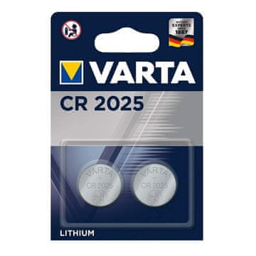 slomart Varta Litijeva Baterija CR2025 3V (2 kosa)