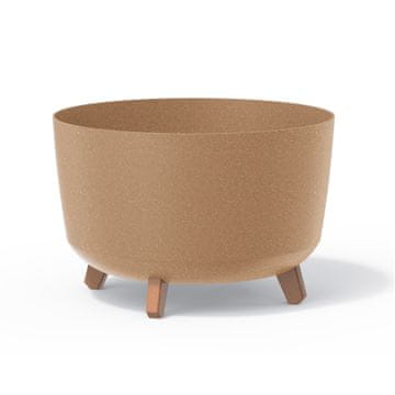 slomart Doniczka Gracia Standard Eco Wood Prosperplast DGRL400W, 4 nogice, natura, 15 L