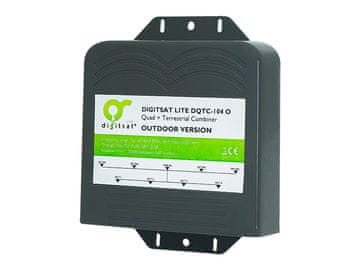 slomart Antenski sumator Digisat DQTC-104, zunanji, za Quad LNB