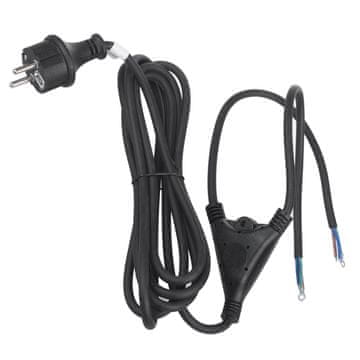 Maclean Napajalni kabel 3 m za Maclean, za LED reflektor in stativ MCE583 Rumena barva, skupna dolžina 3 m, MCE585
