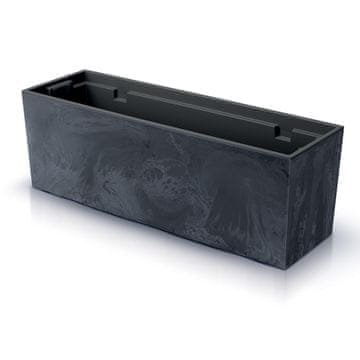 slomart Deli balkonska korita URBI CASE BETON EFFECT (58 cm) - antracit
