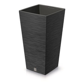slomart Kvadratna cvetica FURU SQUARE (20 cm) - antracit
