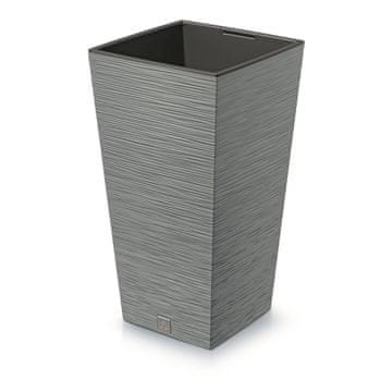 slomart Dvodelna vaza FURU SQUARE DFSH200, 20 cm, videz betona