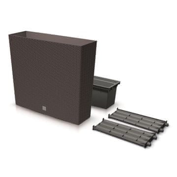 slomart Prosperplast RATO CASE TOWER DRC800T cvetlični lonec, umbra