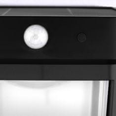 LUMILED Solarna vrtna svetilka LED fasadna stenska svetilka MULION 4000K IP44 PIR