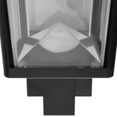 LUMILED Solarna vrtna svetilka LED fasadna stenska svetilka MULION 4000K IP44 PIR