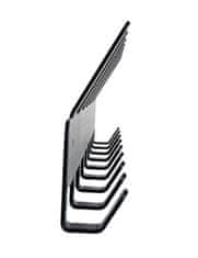 Flor de Cristal Stenska kljukica (17 kavljev) - črna