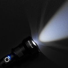 shumee Aluminijasta LED svetilka 1857lm 20W Rebel ZOOM 800m USB-C IP65 močna svetilnost