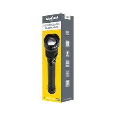 shumee Aluminijasta LED svetilka 1857lm 20W Rebel ZOOM 800m USB-C IP65 močna svetilnost