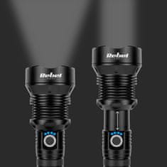 shumee Aluminijasta LED svetilka 1857lm 20W Rebel ZOOM 800m USB-C IP65 močna svetilnost