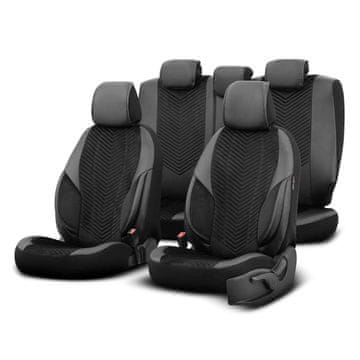 slomart OTOM advanced 204 black babyface 3-zip komplet prevlek za avtomobilske sedeže