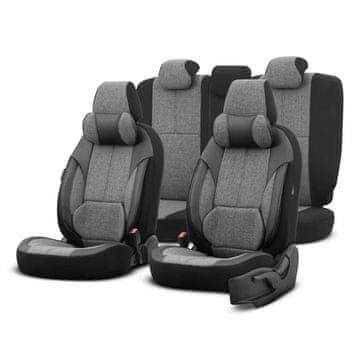 slomart OTOM voyager 102 smoked 3-zip komplet prevlek za avtomobilske sedeže